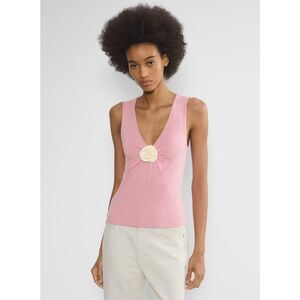 Wilfred x Aritzia GoodLux Bloom Top In Opera Rose Size XXS